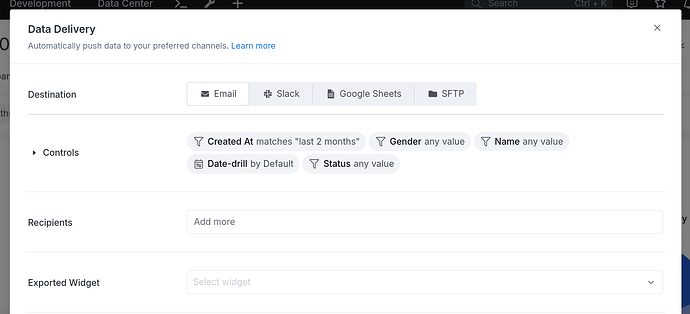 UX roundup - schedule destination