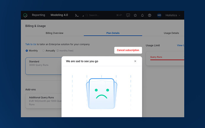 UX roundup - subscription