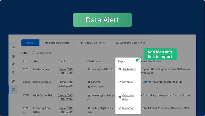 UX July - Data alert