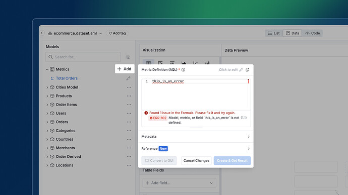 UX August - Error in AQL formula