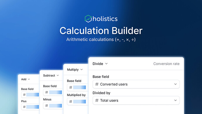 Calculation Builder: Arithmetic