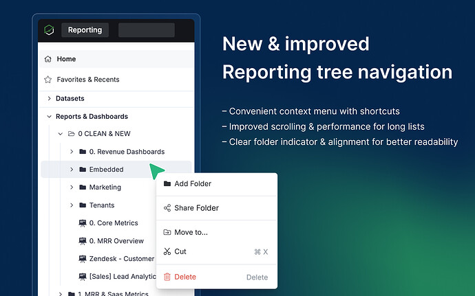UX August - New Reporting Tree